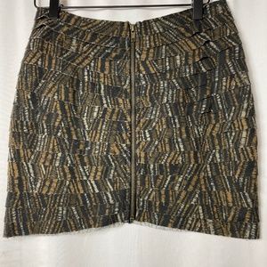 Urban Outfitter Silence+Noise Stretch Full Zip Mini Skirt Medium